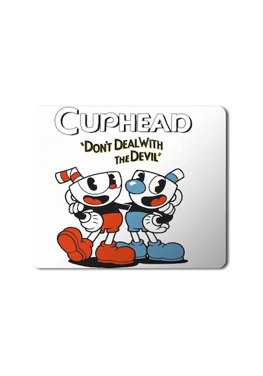 Cuphead Dont Deal With The Devil 4 Baskılı Mousepad Mouse Pad