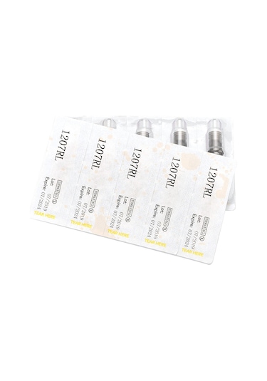 Yifomall 10 Adet Tek Kullanımlık Dövme İğne Kartuşu, Kaş, Göz Kapağı Ve Dudak İçin Yüksek Kaliteli Dövme Malzemeleri 7rl