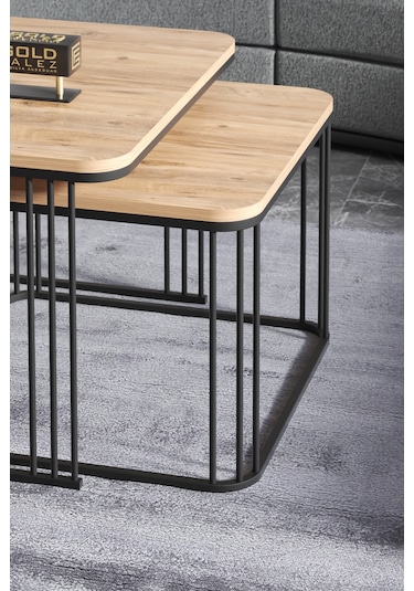 Orta Sehpa İkili Alize Atlantik Çam Çok Renkli