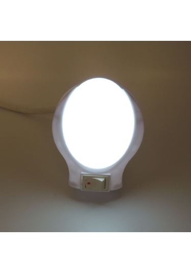 Ufo Led Gece Lambası 0,5W Tasarruflu Işıklı Fişli Düğmeli Çok Renkli