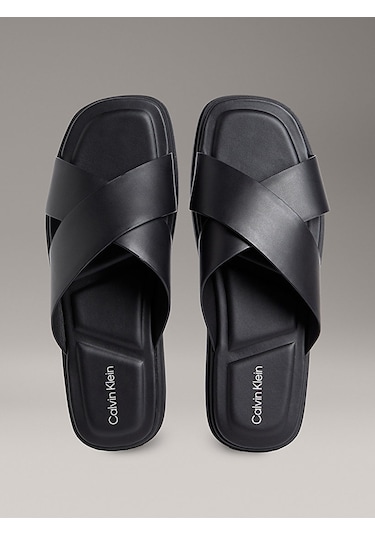Calvin Klein Calvın Kleın Erkek Terlik Hm0hm01737-beh Siyah