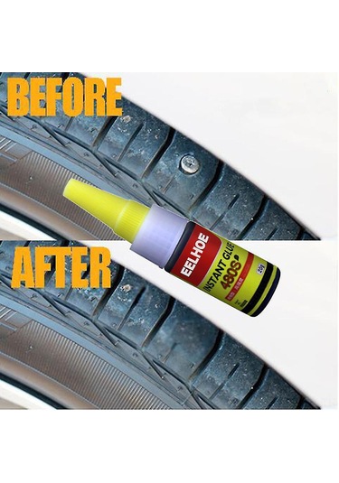 Ranyeek Lastik Tamir Jeli: Hızlı Tamir Ve Kürleme Özelliği İle Bisiklet, Araba Lastikleri İçin Sıcaklık Ve Suya Dayanıklı 20 Ml