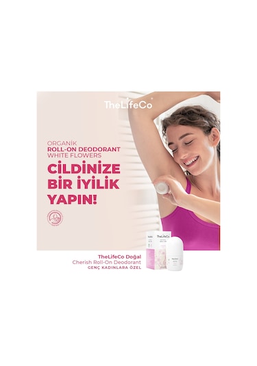 The Lifeco Cherish Kadın Roll-On Deodorant 2 x 60 ML