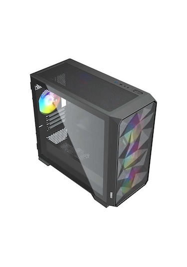 Dragos Dıamond 600 W 80+ 4-RGB Fanlı Mıd-Tower Oyuncu Bilgisayar Kasası