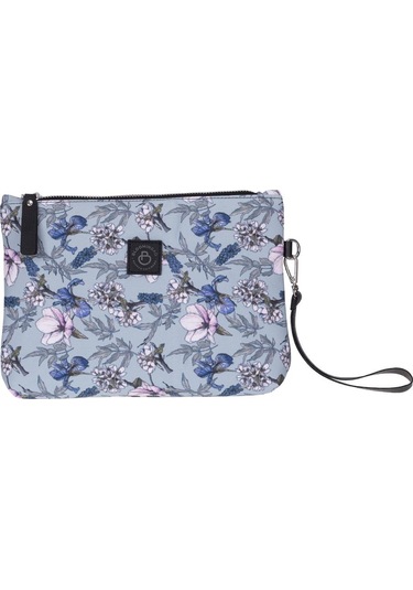 Cherry Blossom Clutch / El Çantası Portföy Turkuaz