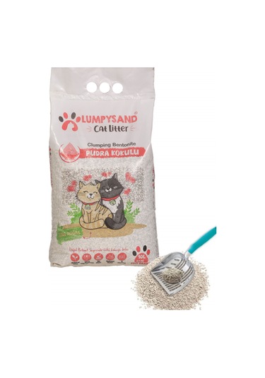 Lumpysand Bebe Pudralı Kokulu Ince Taneli Kedi Kumu 10 L