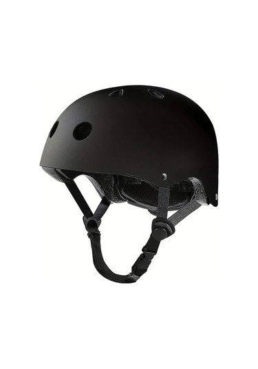 Chuangyinshop Siyah, Orta 20-22 İnç - Şık Ve Havalı Kask, Ayarlanabilir Erkek Ve Kadın Kaskı, Spor Kaskı, Hediye Seçeneği Siyah