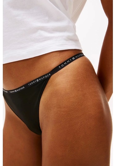 Tommy Hilfiger Kadın 3 Lü Mikrofiber İç Çamaşırı Siyah