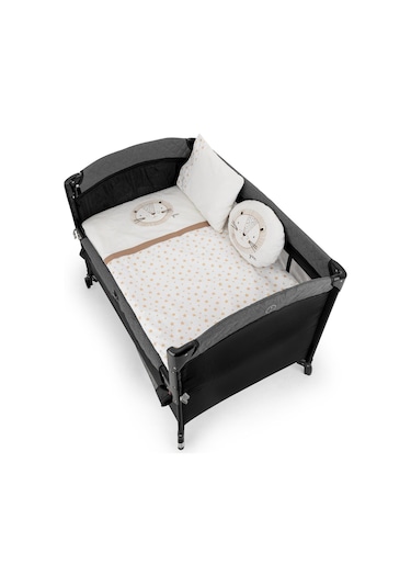 Wellgro Park Yatak Ve Beşik Uyku Seti - 6 Parça, Bej