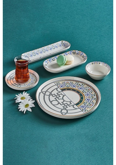 Neva N3164 Mentol Jülide 26 Prç Kahvaltı Takımı Yeşil