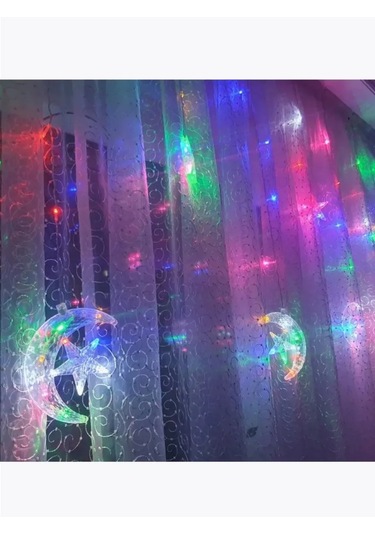 Amikoo Led Püsküller Ay Ve Yıldızlar 304572715 Beyaz