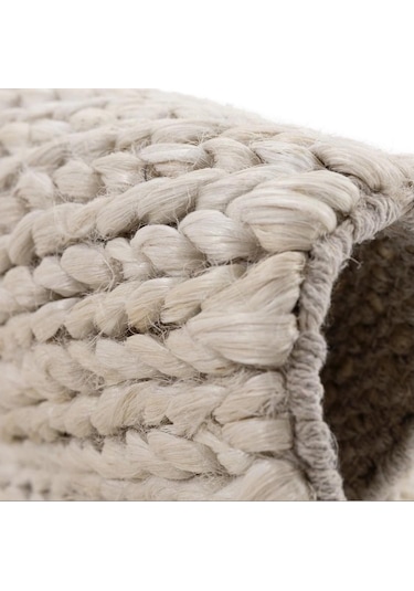 Eko Halı Flatweave Choti White Dekoratif Jüt Kilim
