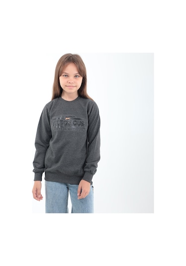 Slazenger DUNA IN Çocuk  Koyu Gri Sweatshirt