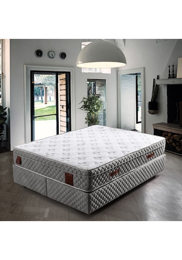 Setaymobilya Ortopedik Yatak,  Diamond Gri Ortopedik Yaylı Yatak