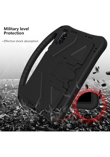 Happyplanet Xiaoqitt-eva Honor Tablet X9 Darbeye Dayanıklı Tablet Kılıfı-siyah