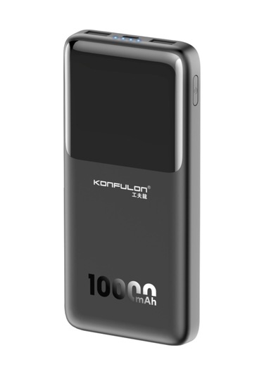 Konfulon A35 10.000 Mah 15w Mini Powerbank - Siyah siyah