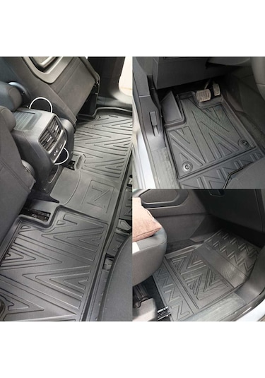 Ford C-max 2011+ 4d Araca Özel Havuzlu Paspas Takımı Karbon