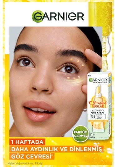 Garnier C Vitamini Parlak Aydınlatıcı Göz Kremi 15 ML