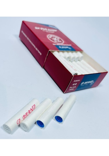 Dr.Perl Junior Pipo İçin Karbonlu Süzgeç Filitre/40adet-9mm