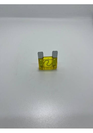 20a Sarı Şeffaf Büyük Maksi Bıçak Sigorta 20 Amper Max