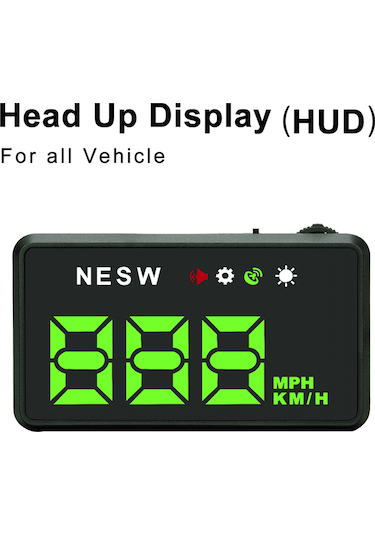 Youmex 3.5 İnç Renkli Led Gps Araç Başlık Gösterici, Hız/yön Bilgisi, Otomatik Açma/kapama, Tüm Araçlar İçin, Usb Plug & Play