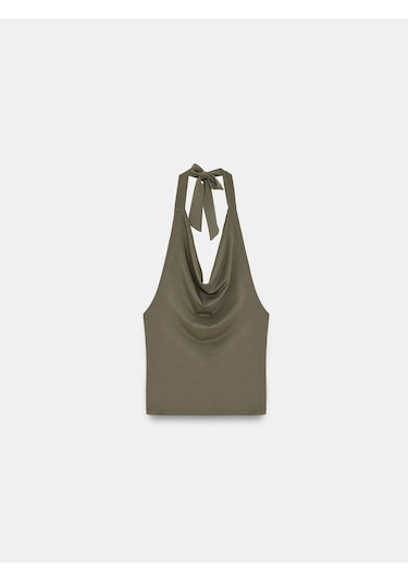 Dilvin 32973 Degaje Yaka Top-haki