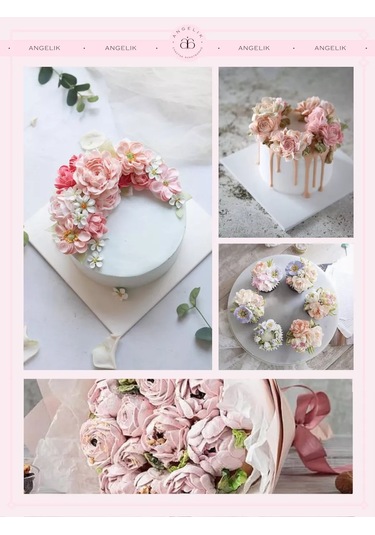 Angelik Büyük Pasta Ağacı Abletin Tabanı 123 223520298 Gri