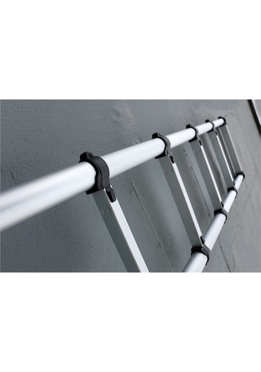 Ebax 3,8 Mt 13 Basamaklı Uzayan Alüminyum Teleskopik Merdiven