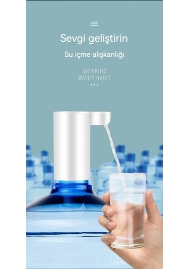 Yasammerkezi Şişelenmiş Su Pompaları BEYAZ