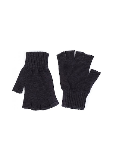 Belifanti Collection Termal Kesik Eldiven Siyah