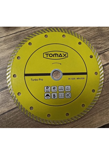 Tomax Mpa 87039 180 x 22.2 Turbo Pro Granit Mermer Fayans Kesici