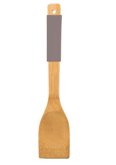 Bambu Silikon Tutma Yerli Isıya Dayanıklı Spatula Mürdüm