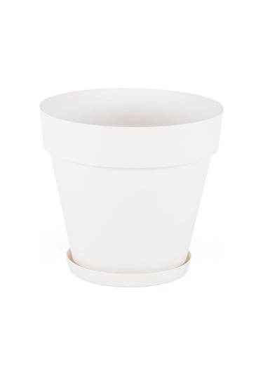 Serinova YS04 Yalı Saksı, Beyaz Dekoratif Saksı