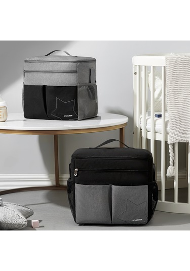 İnsular-ınsular Bezi Çanta Büyük Kapasiteli Su Geçirmez Çok Mt2264b Siyah