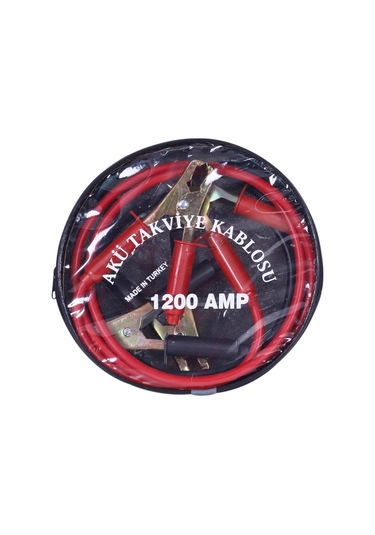Akü Takviye Kablosu 55mm Çantalı 1200 Amper