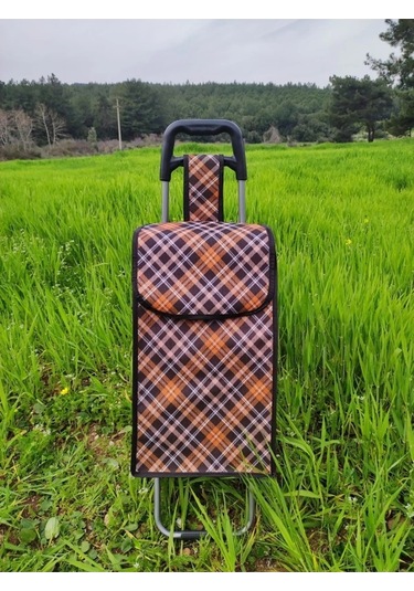 Lüx Pazar Arabası Su Geçirmez Çantalı Çok Renkli