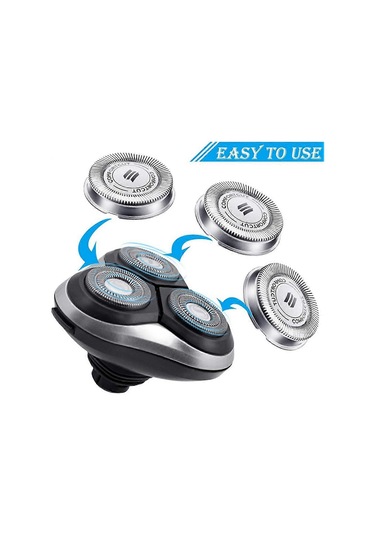 Philips Tıraş Makinesi Serisi 1000, 2000, 3000 İçin 3 Adet Sh30 Tıraş Bıçağı Yedek Başlığı