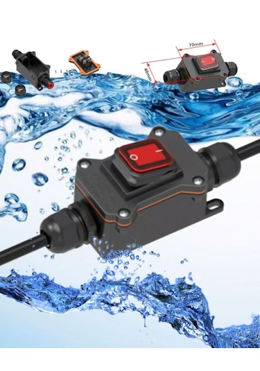 Saha Montaj Start/stop Buat Kutusu 4-12mm 1 Giriş 1 Çıkış
