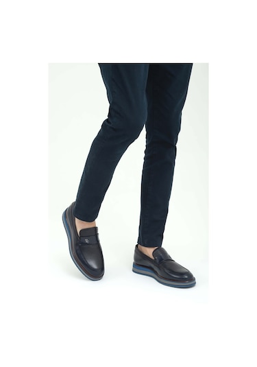 Tamer Tanca Erkek Hakiki Deri Lacivert Açma Casual Ayakkabı 183 20067 Erk Ayk Sk22/23 Lacı Acma/lacı Gyk Lacivert