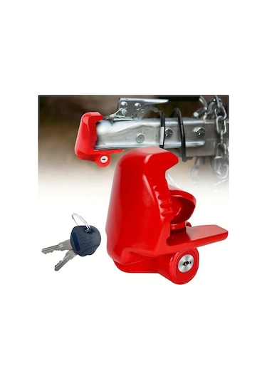 Xuweiwei Orange Heavy-duty Steel Tow Hook Universal Tongue Lock Dayanıklı Çelik Çekme Kancası Kilit Rv Tekne Karavan Aksesuar