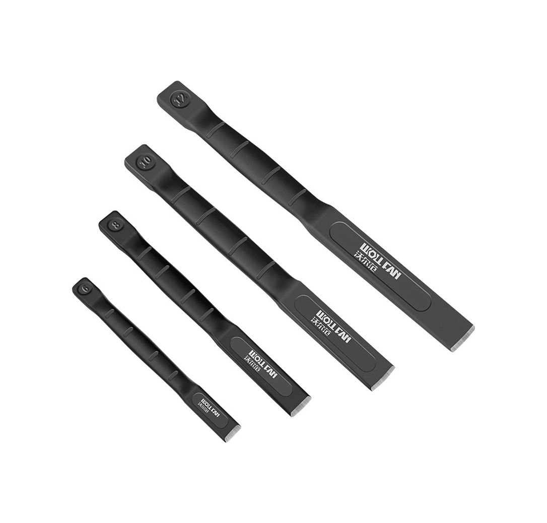 Hombey Endüstriyel Çelik Mermer Kesici - Krom Vanadyum Bıçaklı, Sert Malzeme İçin Hassas Kesim, 6" Siyah Oksit Düz Morçuk