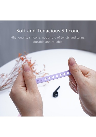 Orıco Sg-rh5 5 Adet Renkli Silikon Kablo Bağı