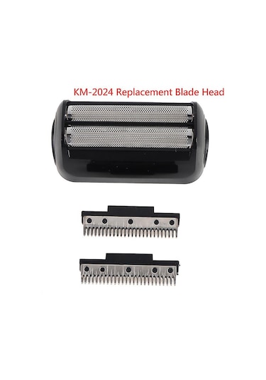 Km-2024 Mesh Bıçaklı Tıraş Makinesi Parçaları İçin Yedek Jilet Bıçağı Başlığı