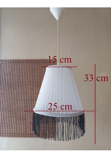 N-62 Siyah Organze Yatak Odası Çocuk Ve Bebek Odası Avize Siyah