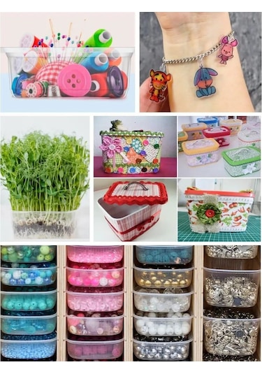 Ecopakplast Kapaklı Tek Kullanımlık Yemek Saklama Kapları 1000 Ml 10 Adet 162969697 10