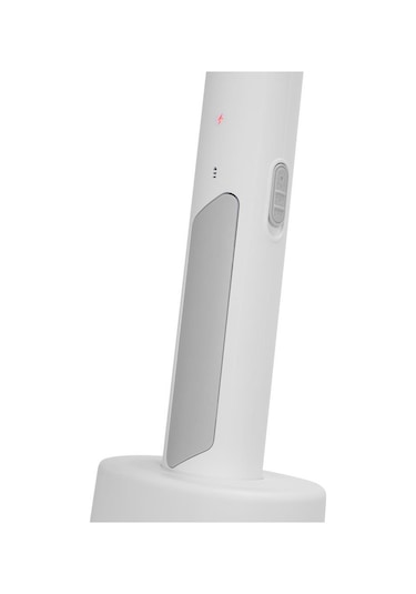 Asonic As-a25 Beyaz/gri 1200mah 3000v Çıkış Uv Mavi Işıklı Şarjli Masaüstü Raket Sinek Öldürücü