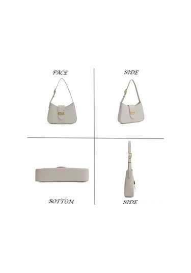 Dofolink Kadınlar İçin Uyumlanabilir Askılı Çanta - Küçük Boyutlu, Alışveriş/iş/seyahat İçin Uygun Beyaz Çok Renkli