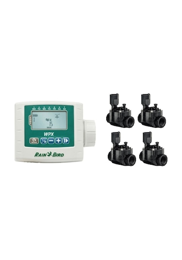 RAINBIRD WPX-4 KONTROL ÜNİTESİ VE SELENOİD VANA SETİ (4 İSTASYON)