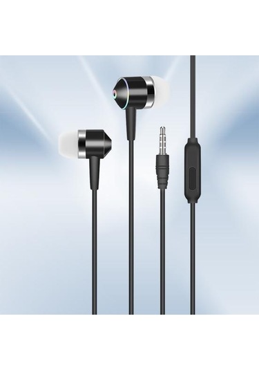 Mikrofonlu Kablolu Kulaklık Rahat Kablolu Kulaklık Çevreleyen Bas Ses Müzik Çağrısı İçin Kulak İçi Kulaklık