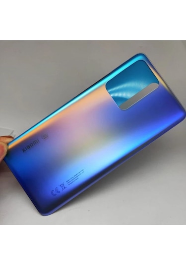 Xiaomi Mi 11t Pro Mavi Arka Pil Kapağı Batarya Kapağı Mavi